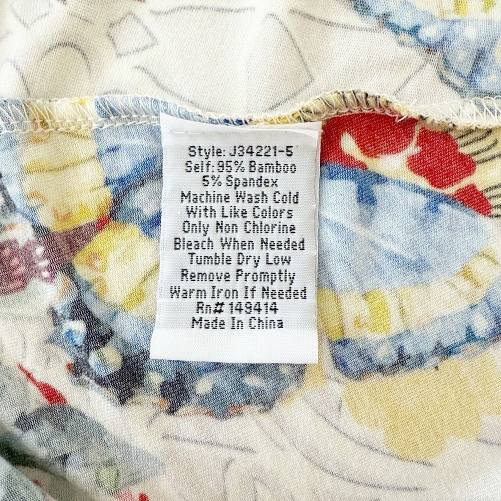Johnny Was Mitchi Butterfly Floral Swing Dress - Picture 13 of 13